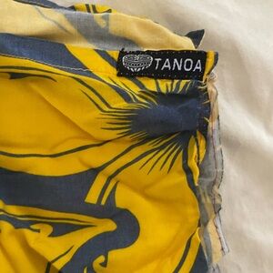 Tanoa Yellow and Blue Women's Pareo